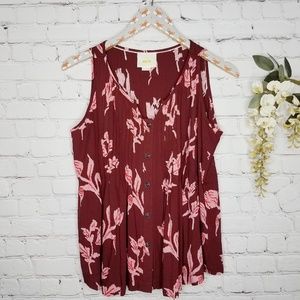 Anthropologie Maeve Sleeveless Blouse • 4
